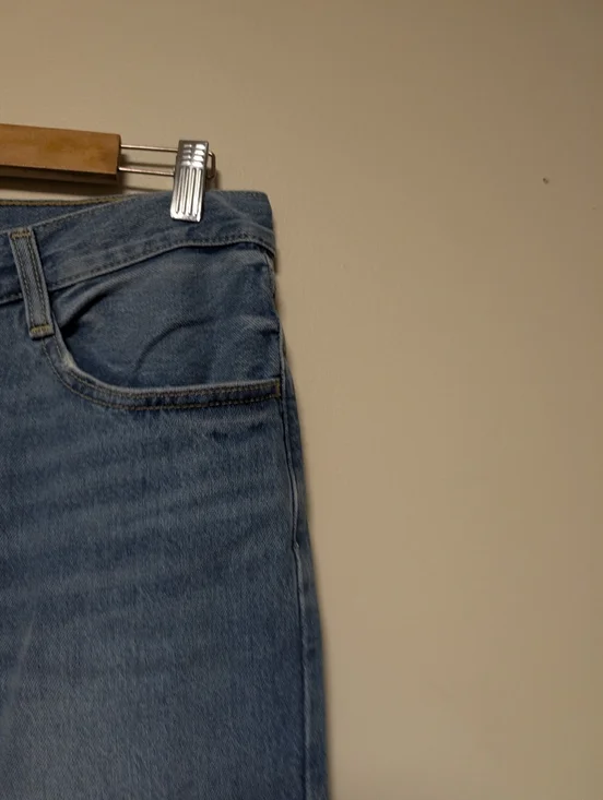 Levi’s 94 Baggy Wide Leg Jeans W30 L31 Light Wash Denim - Picture 7 of 11